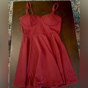 Juniors size L maroon dress by Trixxi never worn